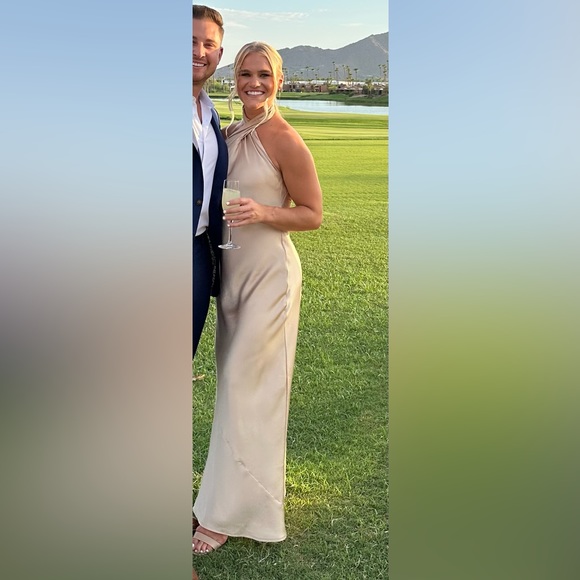 Show Me Your MuMu Dresses Jasmine Halter Maxi Dress Show Me Your